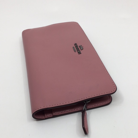 Coach Skinny Wallet in Smooth Glovetanned Leather Dusty Rose Style 58586 - Picture 5 of 16